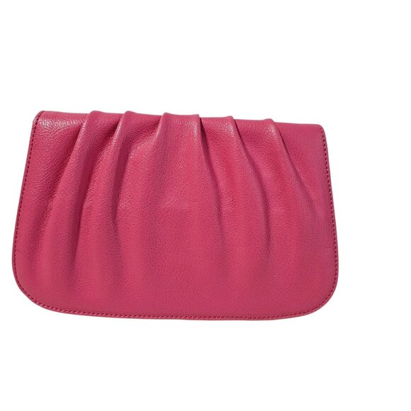 Bundle BAEKGAARD Pink Orange Clutch PUREOLOGY Chain Link Strap Crossbody Bag - Picture 10 of 16